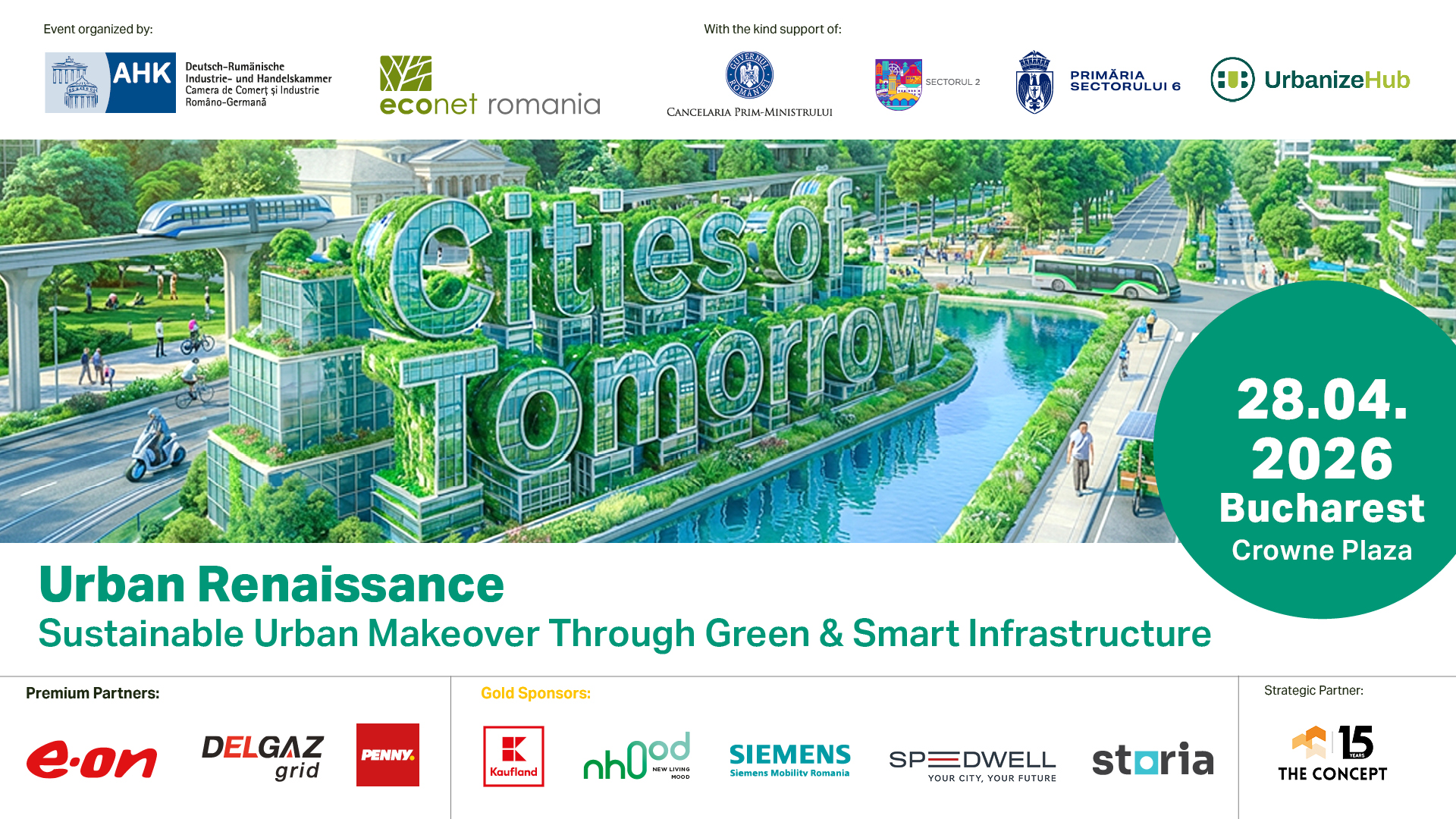 Cities of Tomorrow 2026: soluții europene pentru transformarea inteligentă a orașelor din România